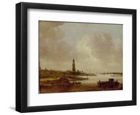 View from Rhenen-Jan Van Goyen-Framed Premium Giclee Print