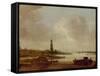 View from Rhenen-Jan Van Goyen-Framed Stretched Canvas