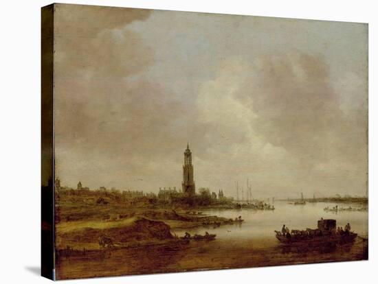 View from Rhenen-Jan Van Goyen-Stretched Canvas