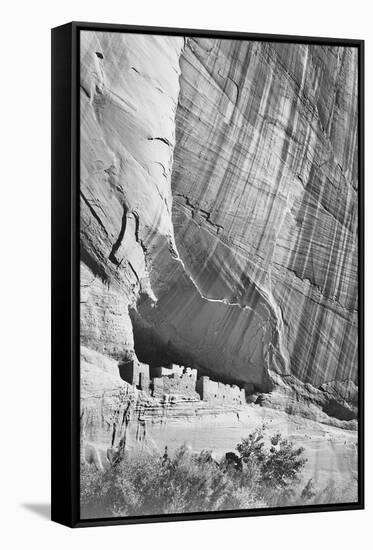 View From River Valley "Canyon De Chelly" National Monument Arizona. 1933-1942-Ansel Adams-Framed Stretched Canvas