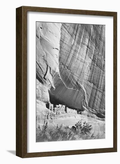 View From River Valley "Canyon De Chelly" National Monument Arizona. 1933-1942-Ansel Adams-Framed Art Print