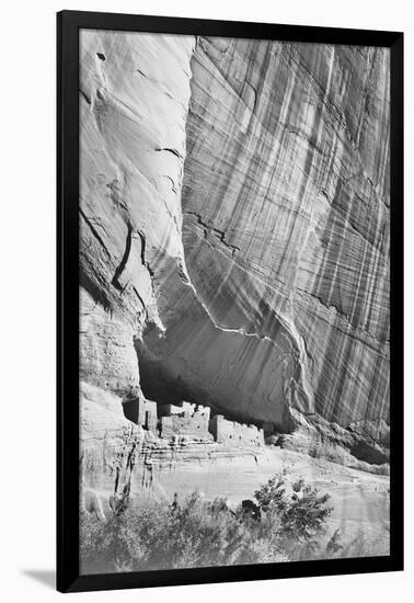 View From River Valley "Canyon De Chelly" National Monument Arizona. 1933-1942-Ansel Adams-Framed Art Print