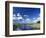 View from Riverbank of White Clouds and Blue Sky, Myakka River State Park, Near Sarasota, USA-Ruth Tomlinson-Framed Photographic Print