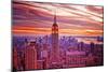 View from Rockefeller Center Towards Lower Manhattan in the Even-Sabine Jacobs-Mounted Photographic Print