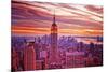 View from Rockefeller Center Towards Lower Manhattan in the Even-Sabine Jacobs-Mounted Photographic Print