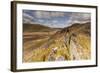 View from Rocky Outcrop into Pumlumon Fawr. Cambrian Mountains, Wales, May 2012-Peter Cairns-Framed Photographic Print