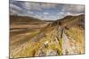 View from Rocky Outcrop into Pumlumon Fawr. Cambrian Mountains, Wales, May 2012-Peter Cairns-Mounted Photographic Print