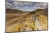 View from Rocky Outcrop into Pumlumon Fawr. Cambrian Mountains, Wales, May 2012-Peter Cairns-Mounted Photographic Print