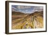 View from Rocky Outcrop into Pumlumon Fawr. Cambrian Mountains, Wales, May 2012-Peter Cairns-Framed Photographic Print