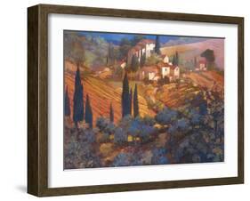 View From San Gimignano-Philip Craig-Framed Giclee Print