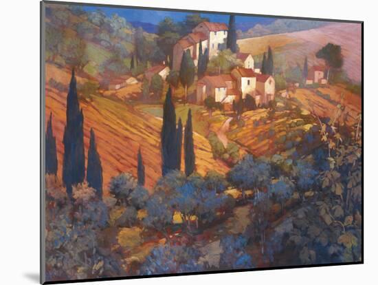 View From San Gimignano-Philip Craig-Mounted Giclee Print