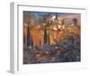 View From San Gimignano-Philip Craig-Framed Giclee Print