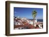 View from Santa Luzia viewpoint over Alfama district to Tejo River, Lisbon, Portugal, Europe-Markus Lange-Framed Photographic Print