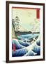 View from Satta Suruga Province-Ando Hiroshige-Framed Giclee Print