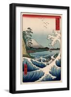 View from Satta Suruga-Ando Hiroshige-Framed Art Print