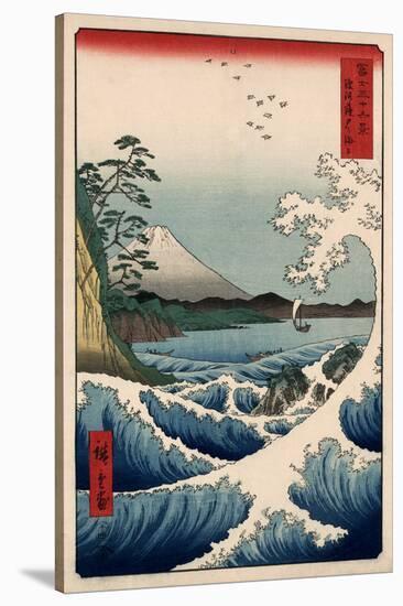 View from Satta Suruga-Ando Hiroshige-Stretched Canvas
