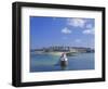 View from Sea to the Walled Town (Intra Muros), St. Malo, Ille-Et-Vilaine, Brittany, France, Europe-Ruth Tomlinson-Framed Photographic Print