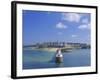 View from Sea to the Walled Town (Intra Muros), St. Malo, Ille-Et-Vilaine, Brittany, France, Europe-Ruth Tomlinson-Framed Photographic Print