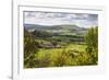 View from Shaftesbury over Cranborne Chase Area of Outstanding Natural Beauty-Stuart Black-Framed Photographic Print