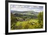 View from Shaftesbury over Cranborne Chase Area of Outstanding Natural Beauty-Stuart Black-Framed Photographic Print