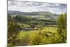 View from Shaftesbury over Cranborne Chase Area of Outstanding Natural Beauty-Stuart Black-Mounted Photographic Print