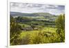 View from Shaftesbury over Cranborne Chase Area of Outstanding Natural Beauty-Stuart Black-Framed Photographic Print