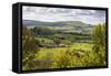 View from Shaftesbury over Cranborne Chase Area of Outstanding Natural Beauty-Stuart Black-Framed Stretched Canvas