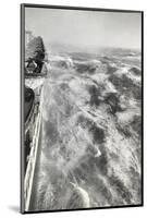 View From Side of Ocean Liner Queen Elizabeth While Crossing the Atlantic-Alfred Eisenstaedt-Mounted Photographic Print