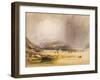 View from Snowdon from Sands of Traeth Mawe, Taken at Ford Between Pont Aberglaslyn and Tremadoc-Anthony Vandyke Copley Fielding-Framed Giclee Print