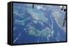 View from Space Featuring the Bahama Islands and Part of Peninsular Florida-null-Framed Stretched Canvas