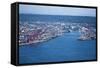 View from Space Needle to Dock Area, Seattle-Nosnibor137-Framed Stretched Canvas