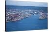View from Space Needle to Dock Area, Seattle-Nosnibor137-Stretched Canvas