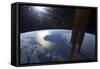 View from Space of a Setting Sun Above Part of Southwestern Australia-null-Framed Stretched Canvas