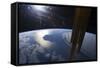 View from Space of a Setting Sun Above Part of Southwestern Australia-null-Framed Stretched Canvas