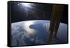 View from Space of a Setting Sun Above Part of Southwestern Australia-null-Framed Stretched Canvas