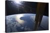 View from Space of a Setting Sun Above Part of Southwestern Australia-null-Stretched Canvas