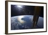 View from Space of a Setting Sun Above Part of Southwestern Australia-null-Framed Photographic Print