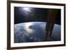 View from Space of a Setting Sun Above Part of Southwestern Australia-null-Framed Photographic Print