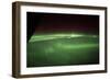 View from Space of an Aurora Borealis on Planet Earth-null-Framed Photographic Print