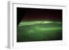 View from Space of an Aurora Borealis on Planet Earth-null-Framed Photographic Print