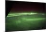 View from Space of an Aurora Borealis on Planet Earth-null-Mounted Photographic Print