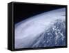 View from Space of Hurricane Irene as it Passes over the Caribbean-Stocktrek Images-Framed Stretched Canvas