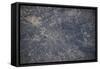 View from Space of Indianapolis, Indiana-null-Framed Stretched Canvas