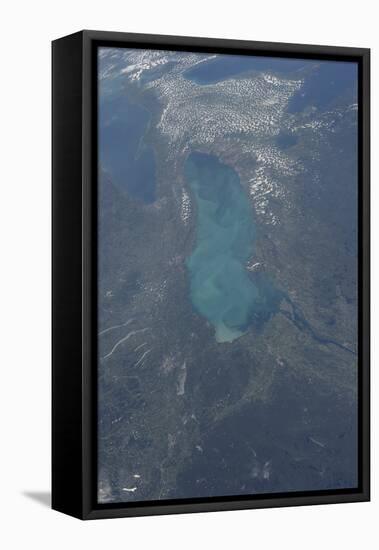 View from Space of Lake Ontario-null-Framed Stretched Canvas