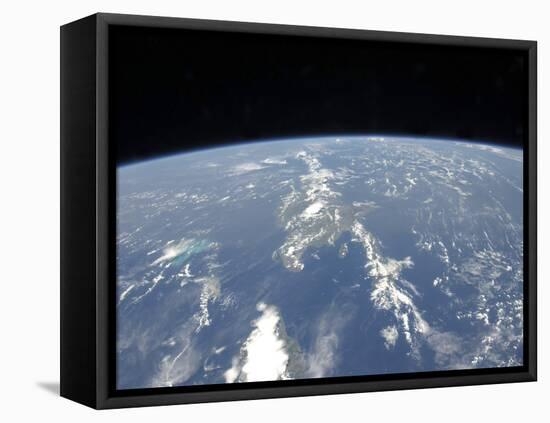 View from Space of Saharan Dust Blowing Westward into the Atlantic Ocean-null-Framed Stretched Canvas