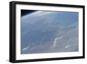View from Space of Texas and the Gulf of Mexico-null-Framed Photographic Print