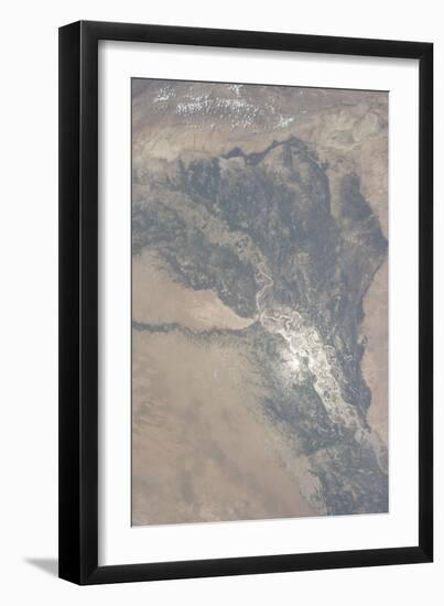 View from Space of the Indus Valley in Pakistan-null-Framed Premium Photographic Print