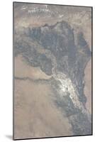 View from Space of the Indus Valley in Pakistan-null-Mounted Photographic Print