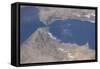 View from Space of the Strait of Gibraltar-null-Framed Stretched Canvas