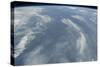 View from Space of the Wildfires Southeast of James Bay in Quebec, Canada-null-Stretched Canvas